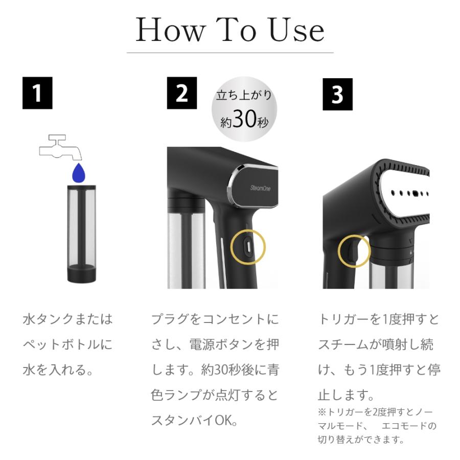 Steam One スチームワン 衣類スチーマー S Nomad エスノマド 保証1年