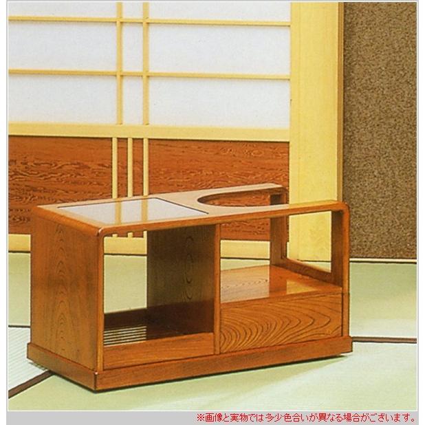 ポットワゴン 和室 お座敷ワゴン キャスター付き ポット置きワゴン