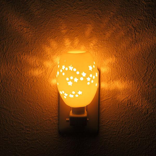 照明 アロマランプ セラミック 陶器 アロマライト コンセント型 白熱球