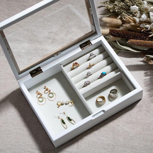 ジュエリーボックス ミア 木製 アクセサリーケース （ アクセサリー