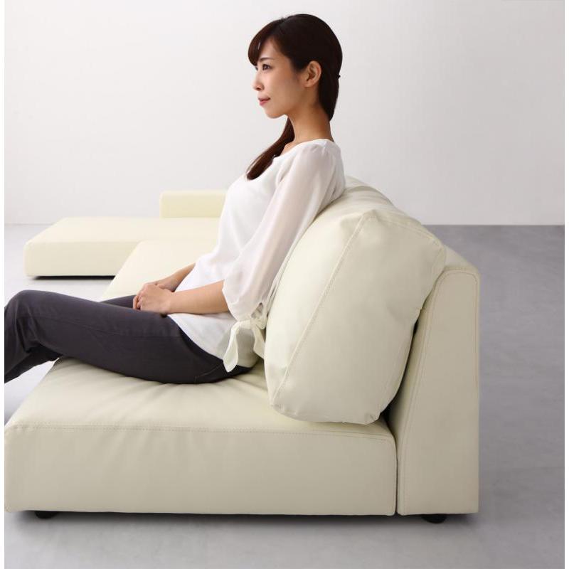 ローソファー 3人掛け おしゃれ 分割 幅199 ソファ 二人掛け ソファー