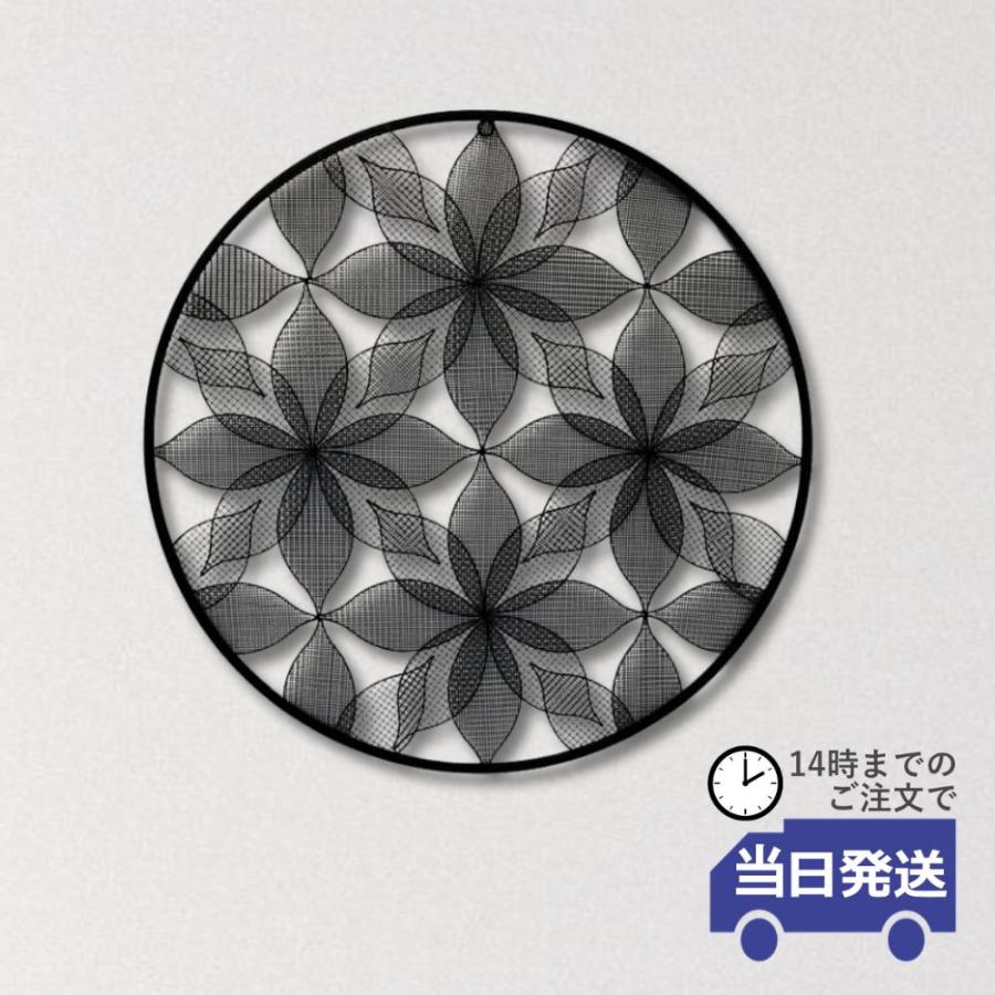 アートパネル アイアン壁飾り 丸 ウォールパネル 絵画 インテリア