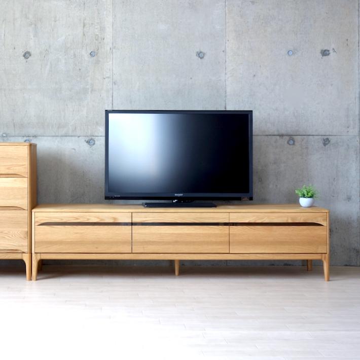 テレビボード おしゃれ 北欧 無垢 TVボード 匠デザイン オーク ナラ