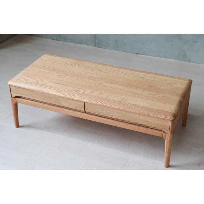 ローテーブル 北欧 無垢材 リビングテーブル オーク材 ナラ材 匠