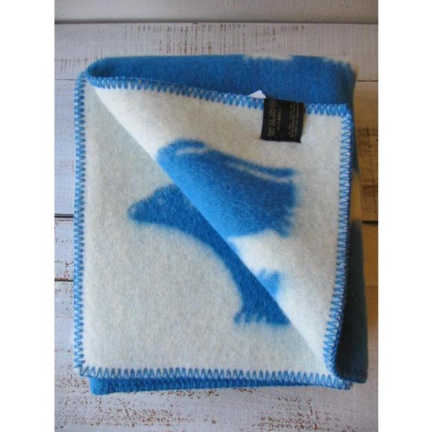 ROROS TWEED / ロロス ツイード ブランケットisbjorn MINI BLUE アイス