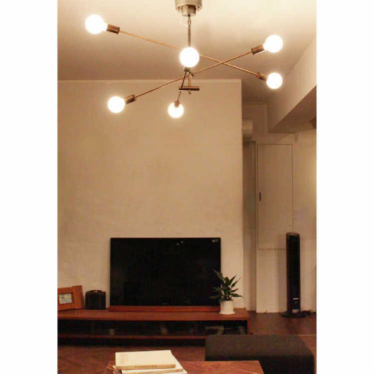 シーリングライト 8畳 ゴールド オシャレ ソケット照明 電球