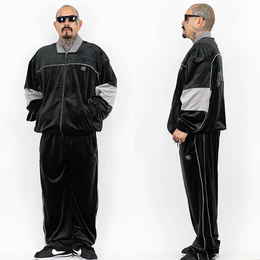 FB COUNTY エフビーカウンティ ベロア セットアップ 上下セット