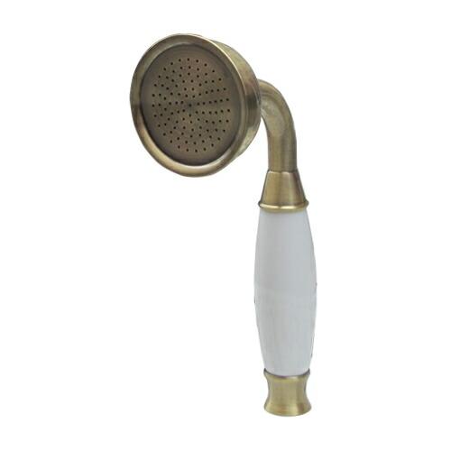 シャワーヘッド (陶器・アンティーク風) 古金 INK-9999071H : 株式会社