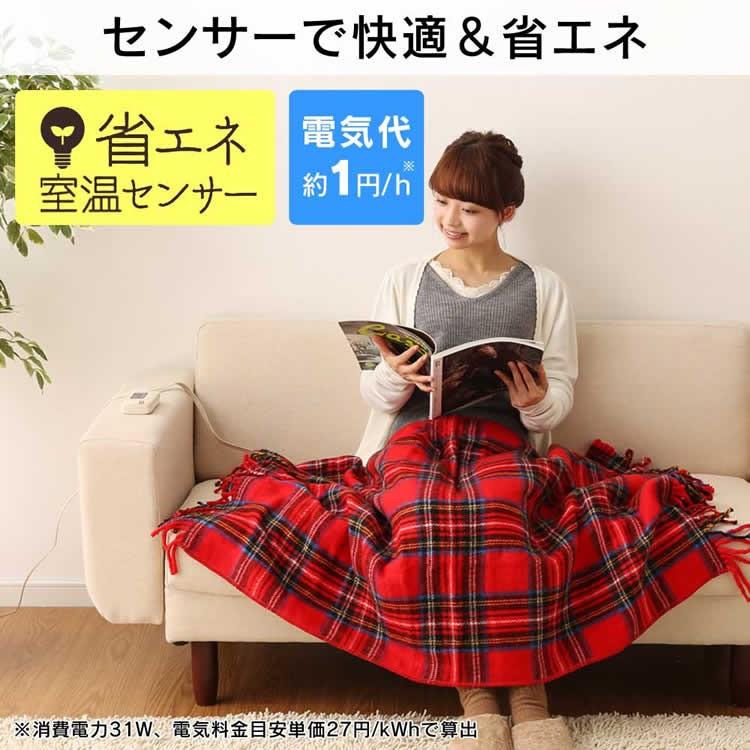 電気毛布 ひざ掛け 洗える 洗濯可 丸洗い ダニ退治 節電 キャンプ 電気