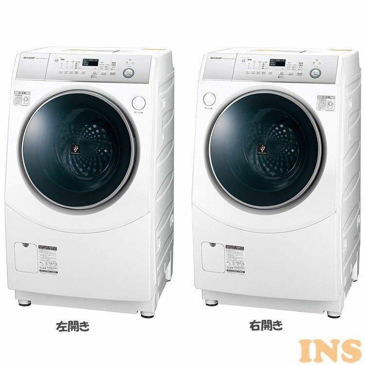 SHARP（シャープ） ドラム式洗濯機 10kg ES-H10C-WL ES-H10C-WR (D