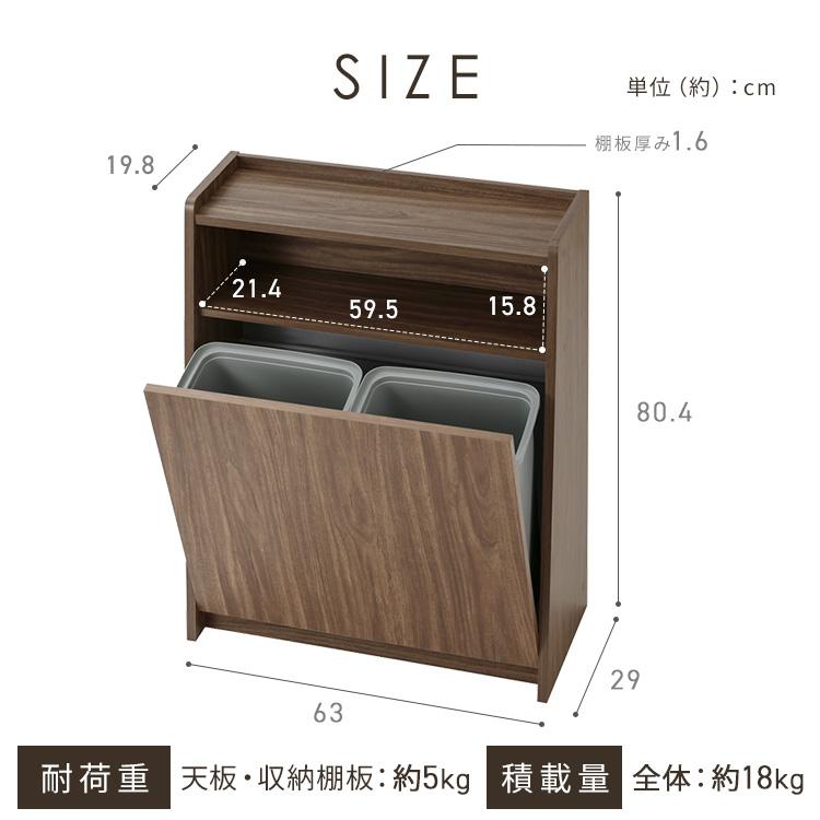 IRIS OHYAMA（アイリスオーヤマ） ゴミ箱 おしゃれ 分別 キッチン WPS