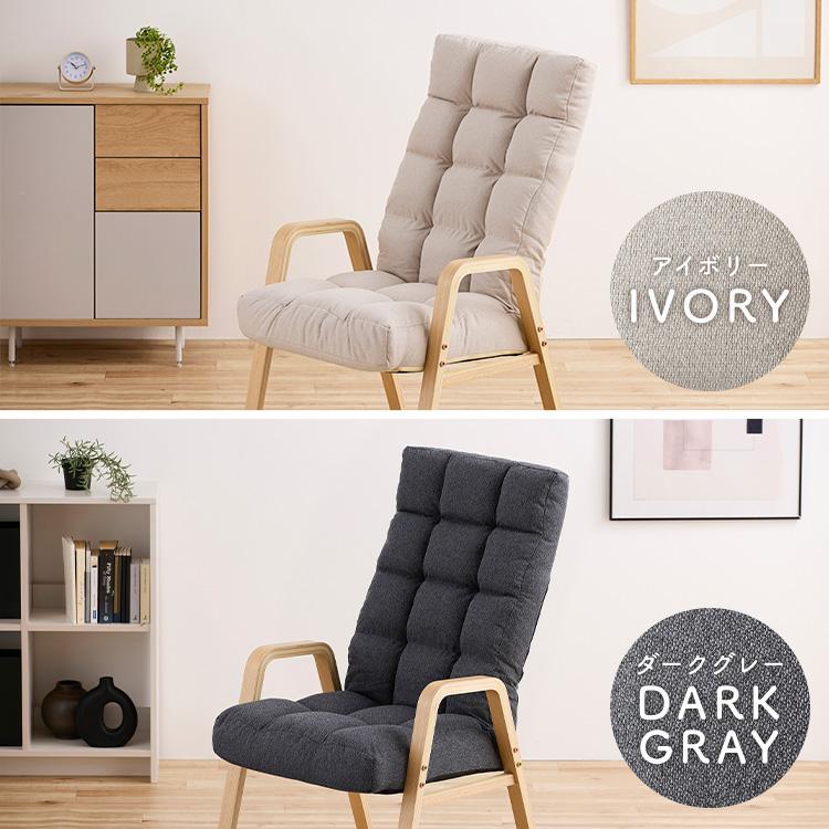 IRIS OHYAMA（アイリスオーヤマ） 高座椅子 座椅子 1人掛け 高齢者