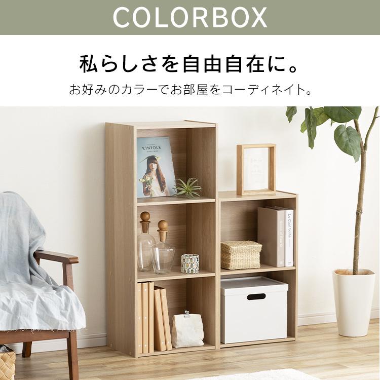 IRIS OHYAMA（アイリスオーヤマ） カラーボックス 収納 2段 収納棚