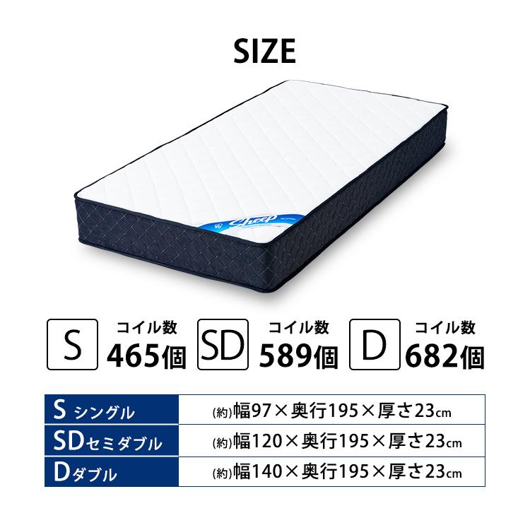 IRIS OHYAMA（アイリスオーヤマ） マットレス ダブル ポケットコイル