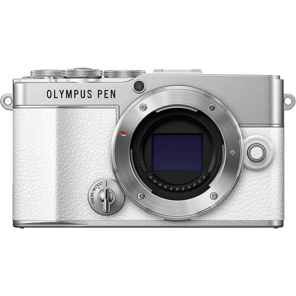 OLYMPUS PEN オリンパス E-P7 ボディ ホワイト + 望遠ズームレンズ