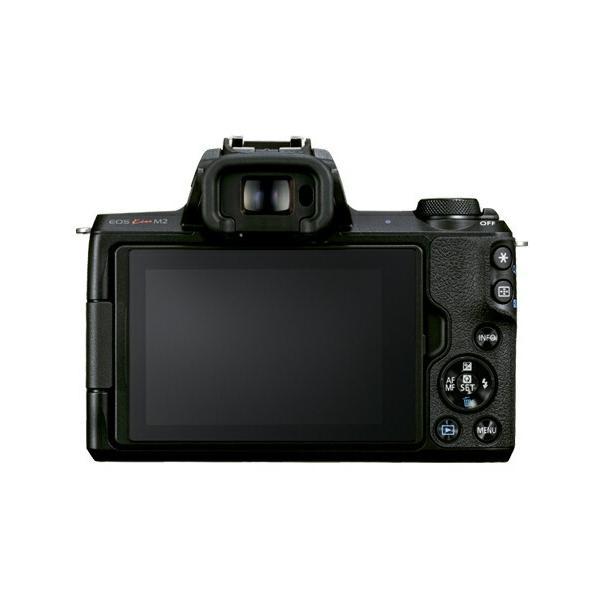 EOS Kiss キヤノン M2 標準ズームレンズキット ブラック ミラーレス