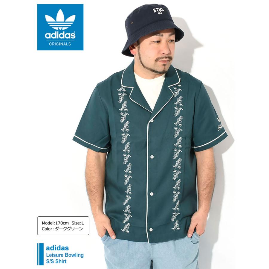 adidas Originals アディダス シャツ 半袖 メンズ レジャー ボウリング