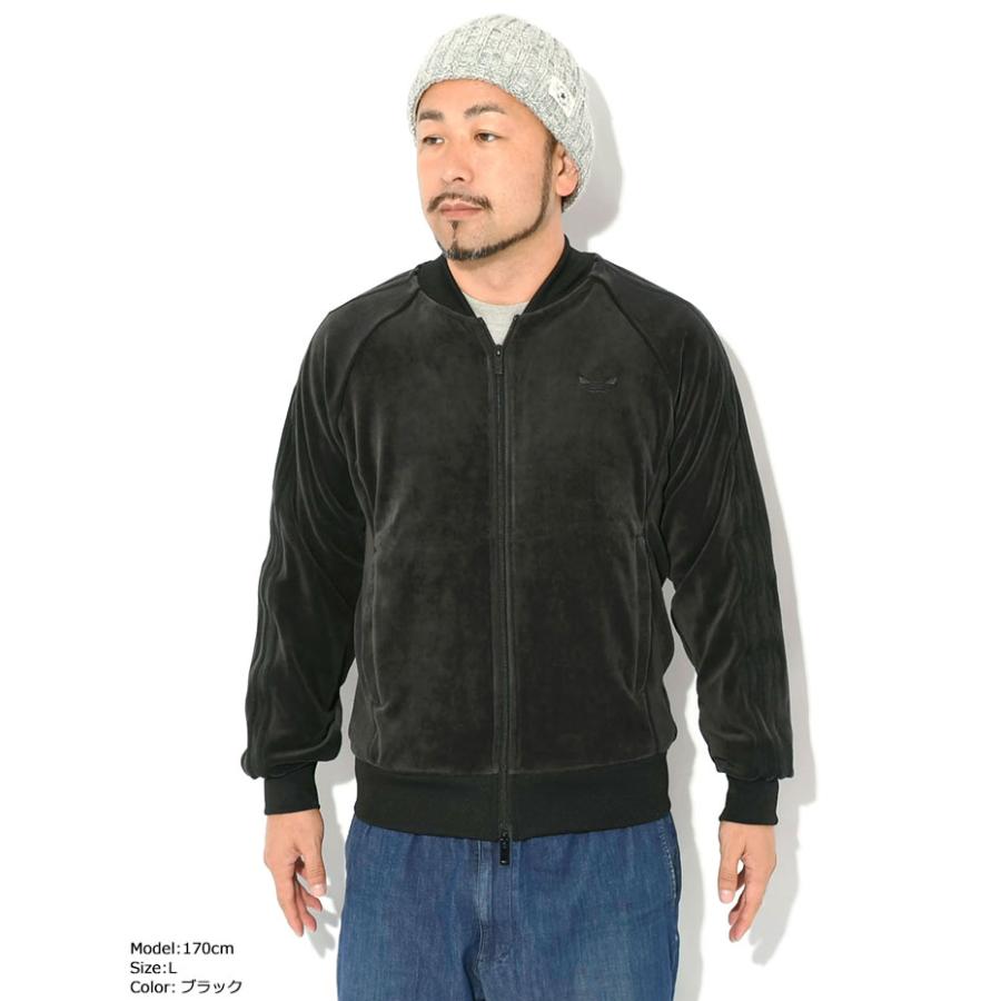 adidas Originals アディダス ジャージー ジャケット メンズ ベロア