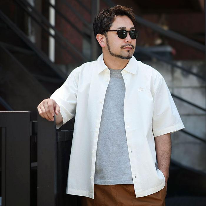 NIKE（ナイキ） シャツ 半袖 メンズ クラブ WSH BTN オフホワイト