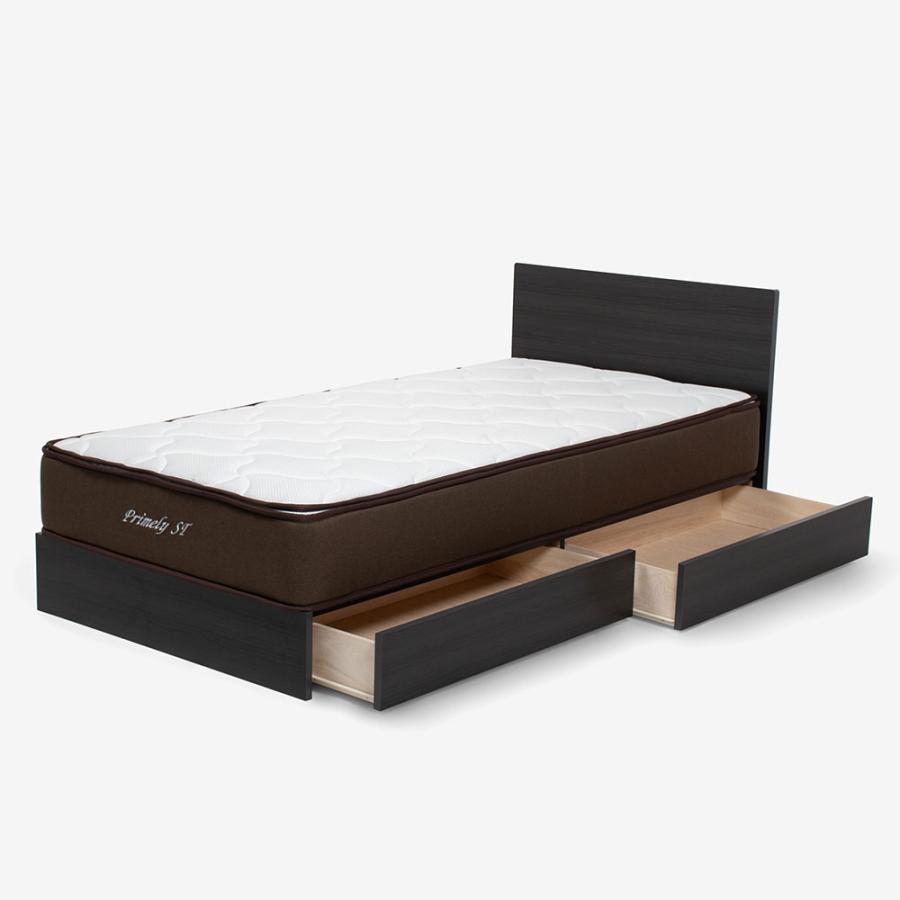 大塚家具 ベッドフレーム シングルサイズ エリートR DR 宮無し 引出し