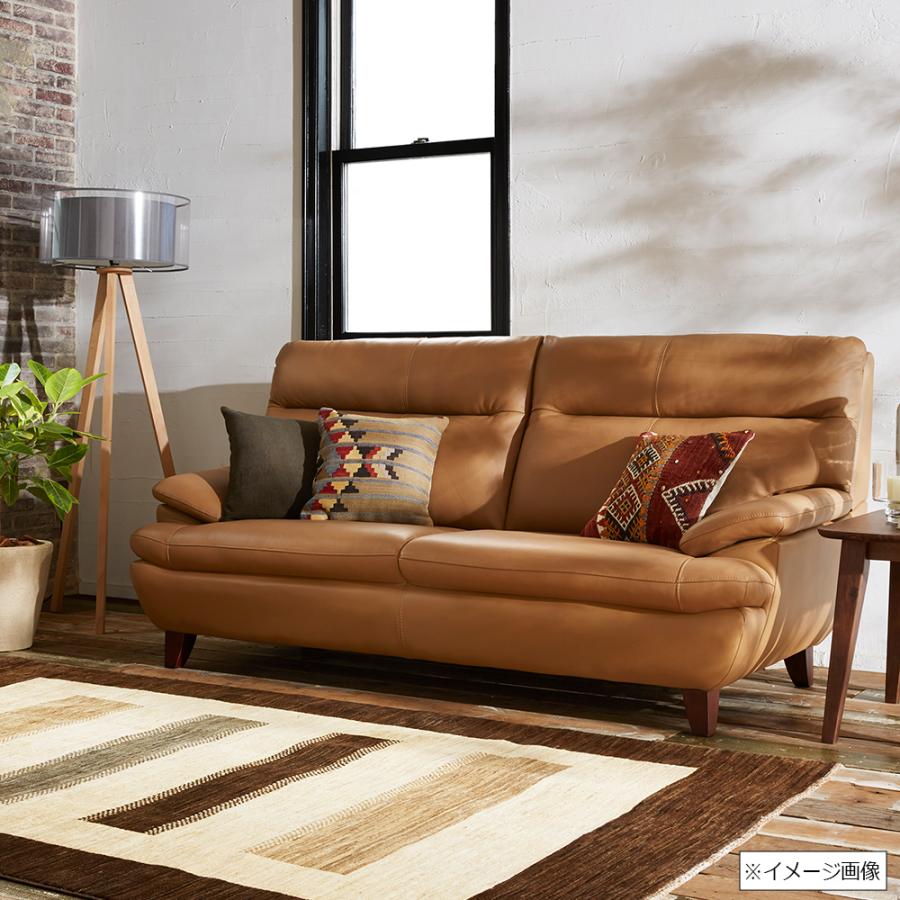 大塚家具 ソファ 3人掛け ルーニー 幅198cm 半革 #M-2 キャメル色 大塚