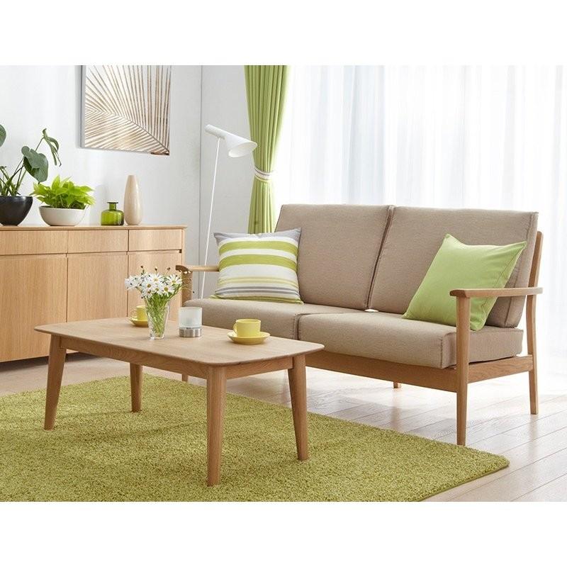 大塚家具 センターテーブル シネマ2 幅120cm レッドオーク材ホワイト