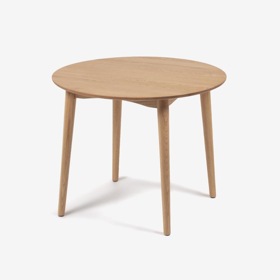 大塚家具 ダイニングテーブル シネマ3 幅90cmマル レッドオーク材