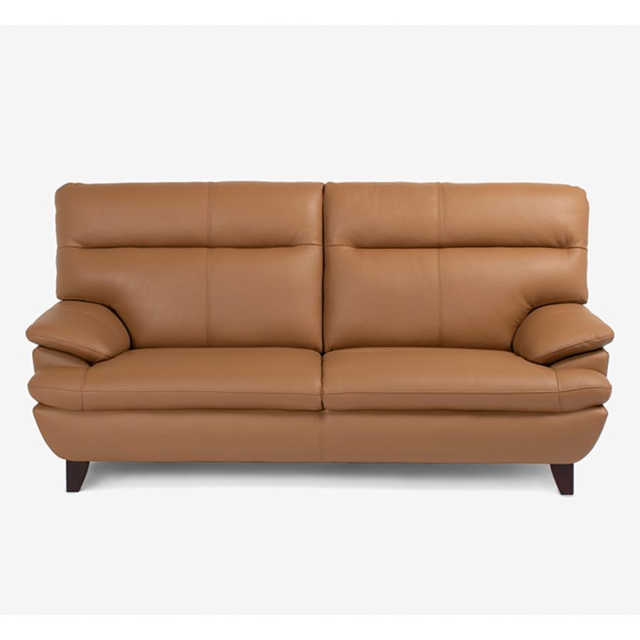 大塚家具 ソファ 3人掛け ルーニー 幅198cm 半革 #M-2 キャメル色 大塚