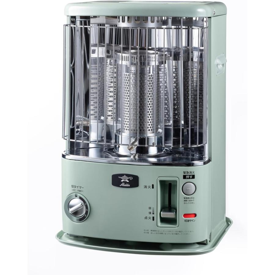 アラジン（Aladdin） CAP-U2801(G)タイマー付き石油ストーブ グリーン