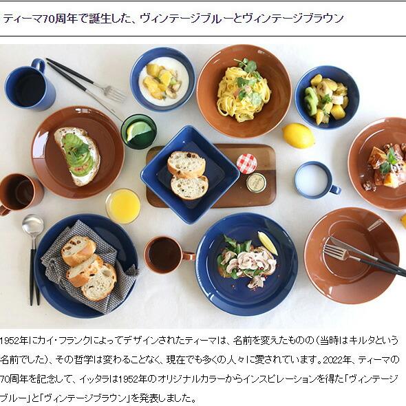 ティーマ イッタラ ヴィンテージブルー プレート 17cm iittala Teema