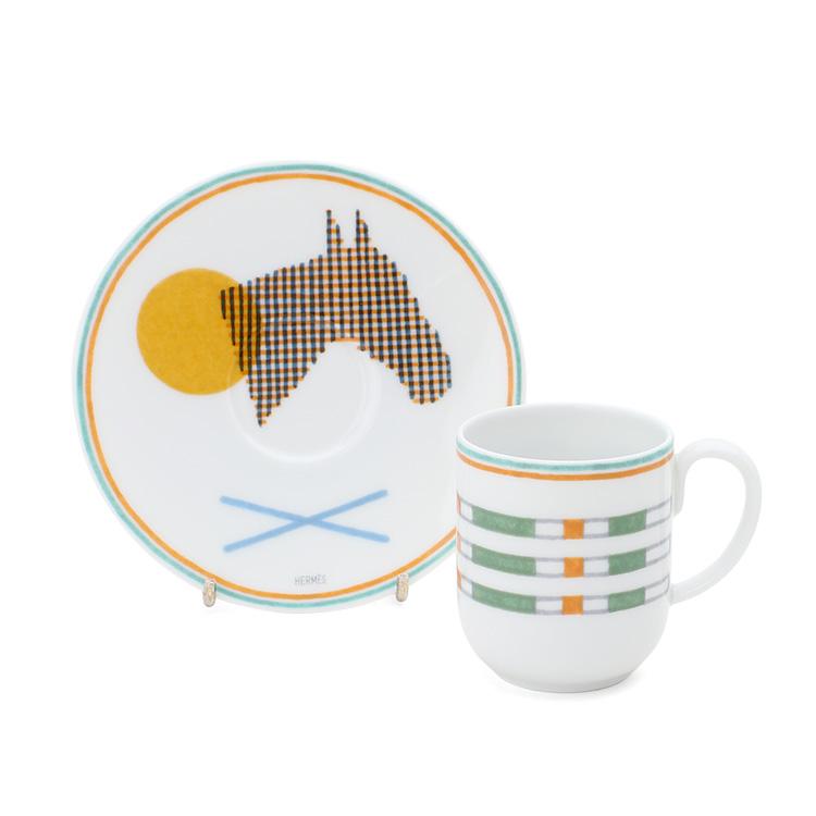 HERMES（エルメス） ソー コーヒーカップ＆ソーサー 100ml ペア SAUT