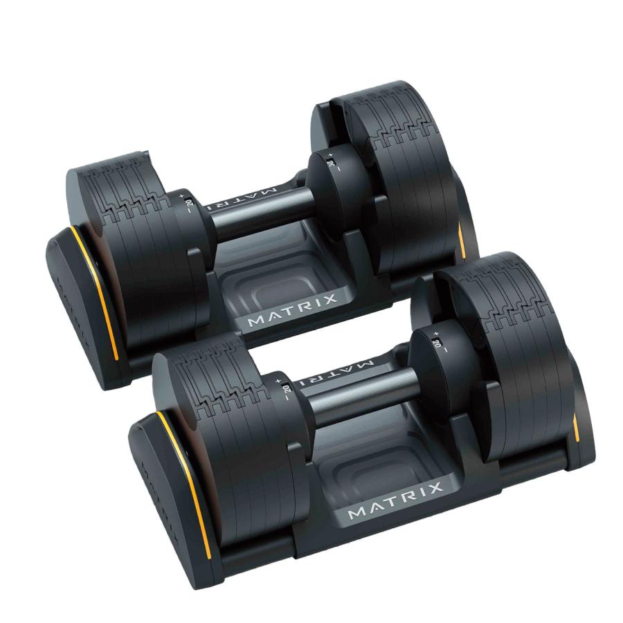 アジャスタブルダンベル 可変式 ダンベル 20kg 2個セット 2kg刻み