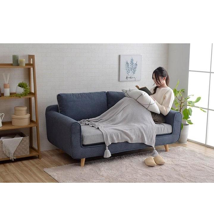 サンコウ ソファ 2人掛け シフォン ソファ ソファー 二人掛け リビング