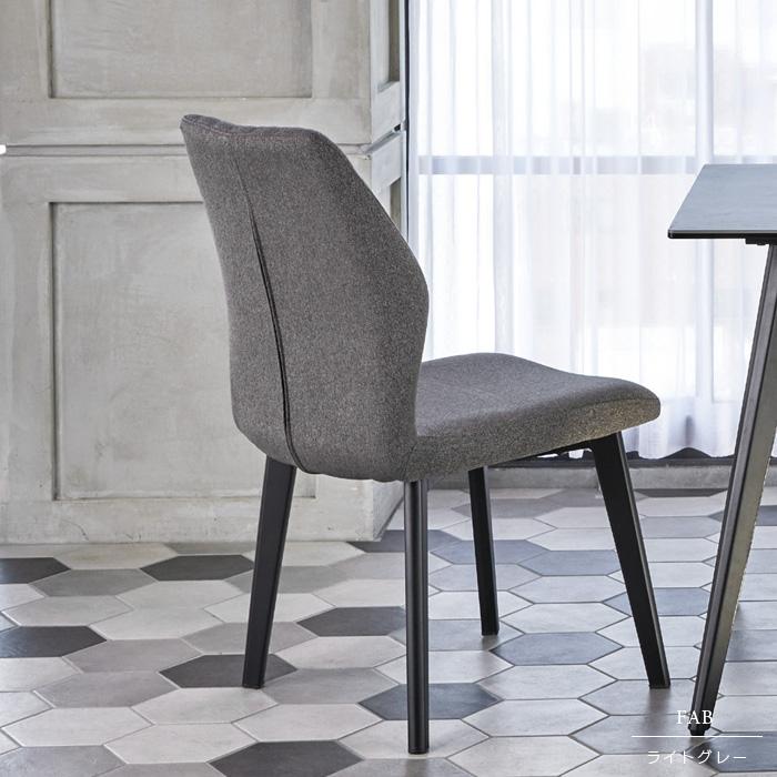 ダイニングチェア 4脚セット モダン おしゃれ ファブリック ライト