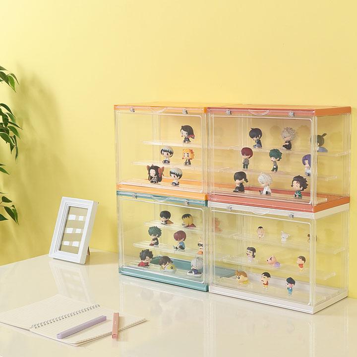 不二貿易（Fuji Boeki） コレクションボックス 収納 ひな壇