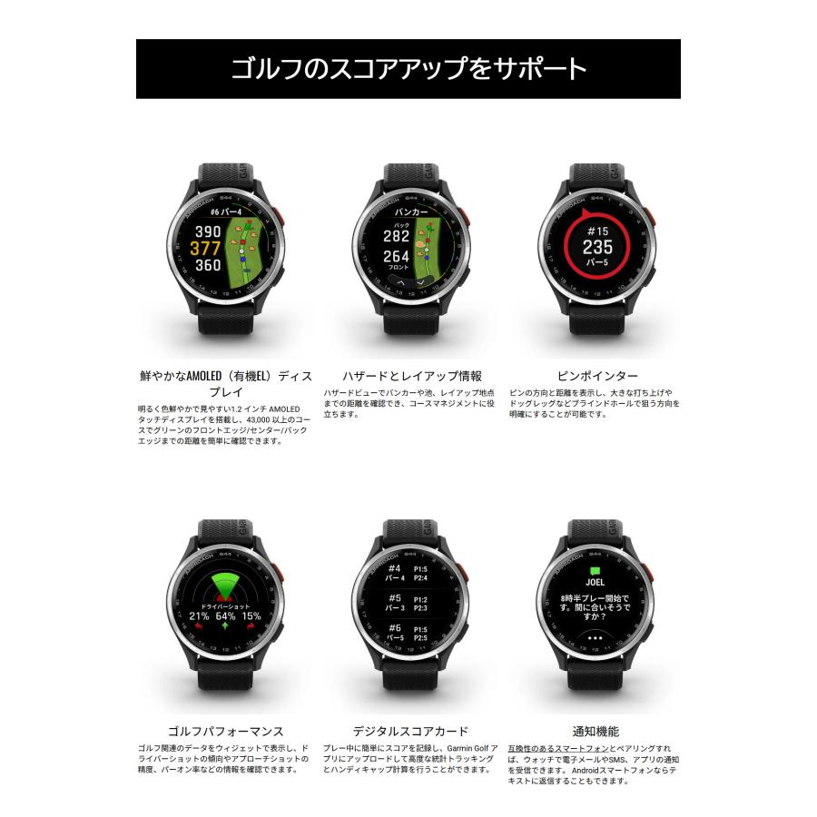 Approach ゴルフウォッチ ガーミン GARMIN S44 GPSスポーツウォッチ