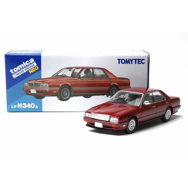 トミーテック LV-N340a 日産 グロリア シーマ TYPE−II S (赤) 90年式