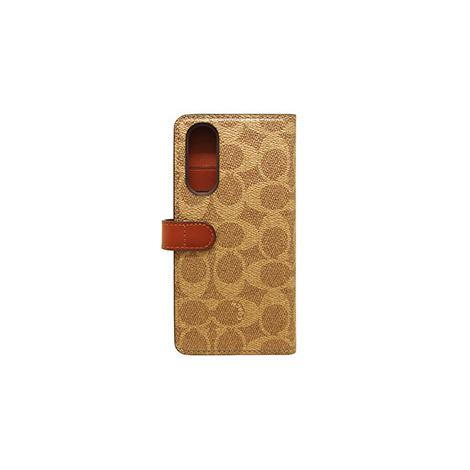 COACH（コーチ） 【Xperia 5用】COACH（R）ブックタイプケース