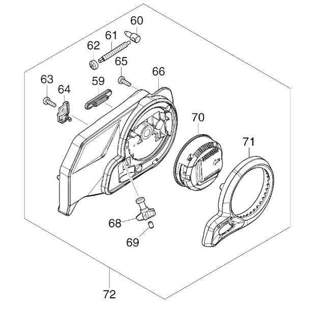 マキタ makita 18V 350mm 充電式チェンソー MUC357DZ 用 スプロケット