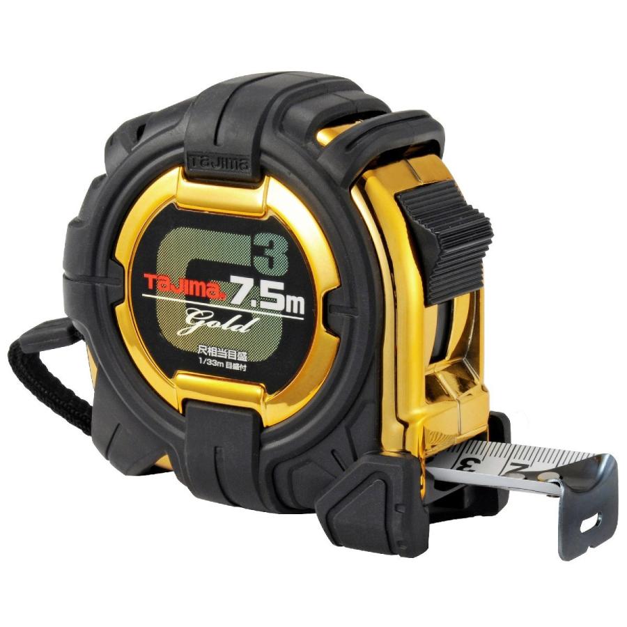 タジマ tajima G3ゴールドロック-25 7.5m 尺相当目盛付 G3GL25-75SBL
