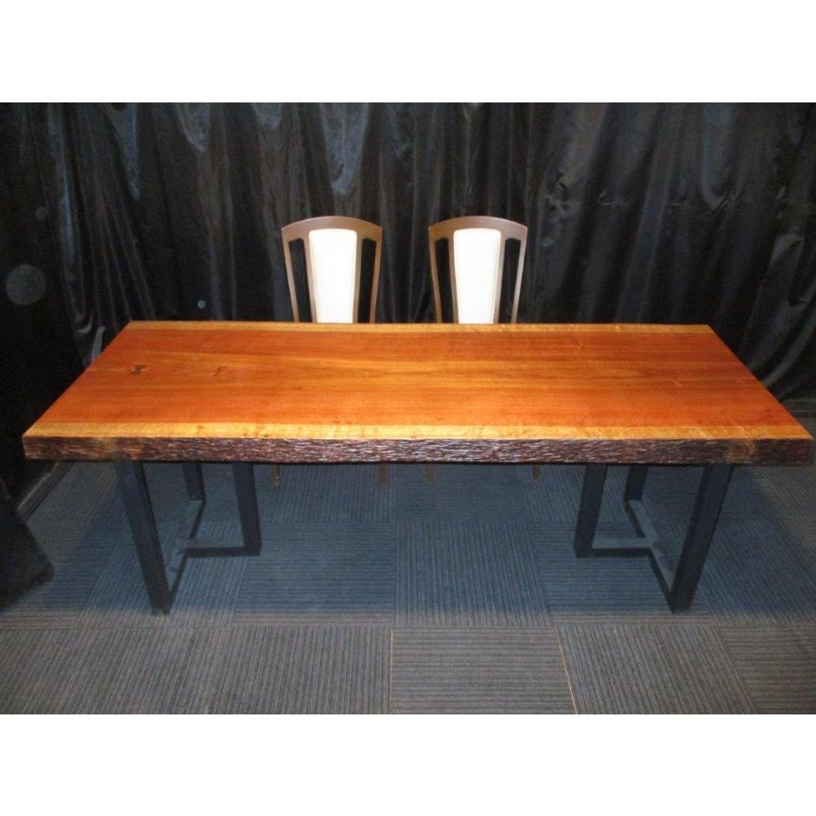 644 □ ブビンガ 豪華 高級 一枚板 テーブル ダイニングテーブル ロー