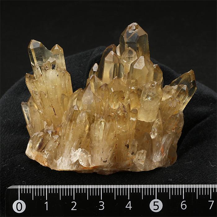 シトリン クラスター ナチュラルシトリン キャンドルクォーツ （コンゴ