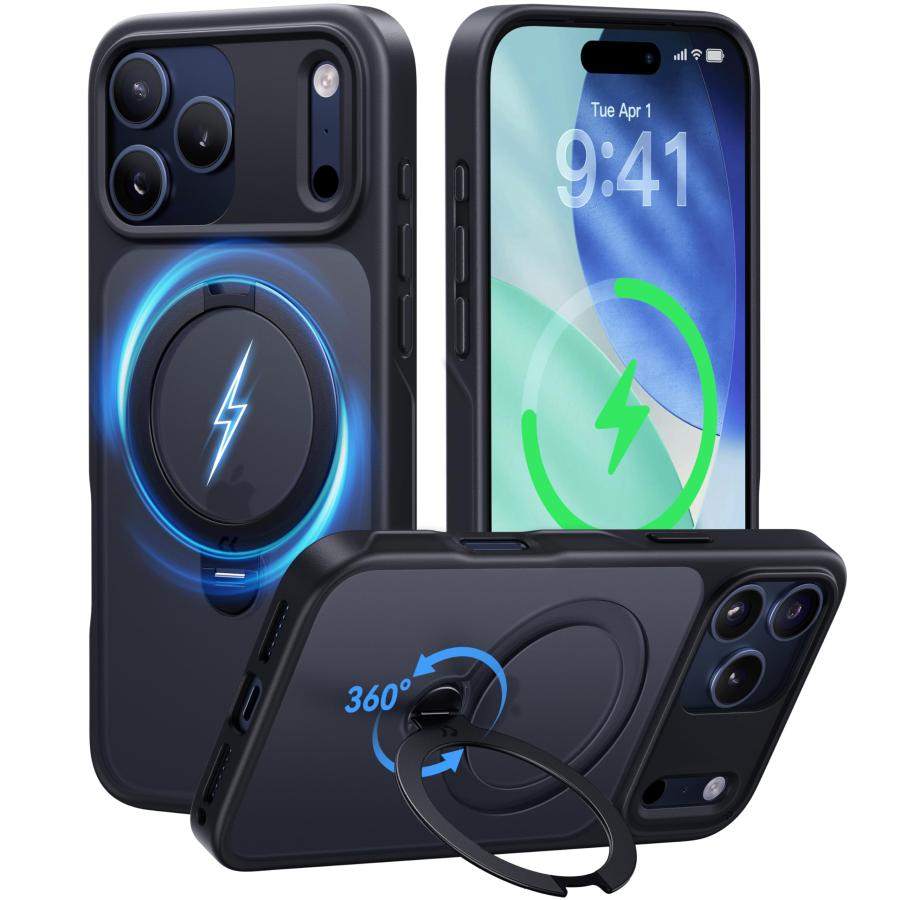 2026最高傑作&定点360度回転】CASEKOO iPhone 17 Pro 用 ケース