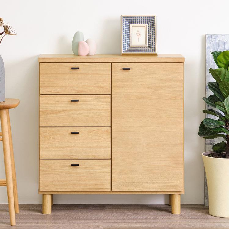 一生紀（ISSEIKI） キャビネット チェスト 収納棚 スリム Wi-Fi 収納