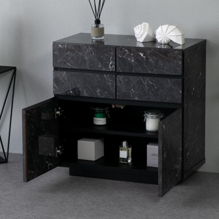 一生紀（ISSEIKI） キャビネット リビングボード 収納棚 Wi-Fi モデム