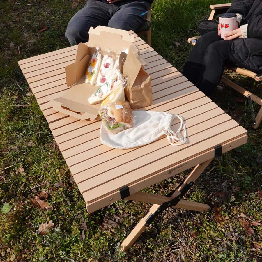 EIZER CAMP（アイゼルキャンプ） アウトドア 幅90cm 2~4人 木製