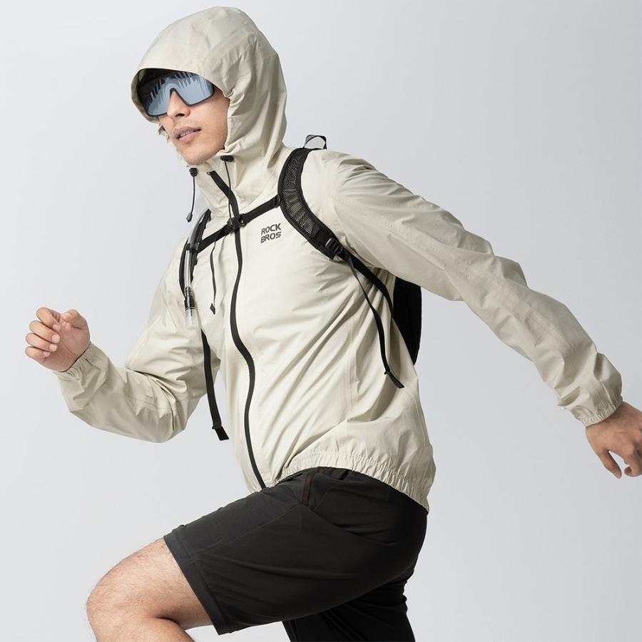 ROCKBROS 自転車 レインウェア 雨 防水 ウィンドブレーカー ジャケット