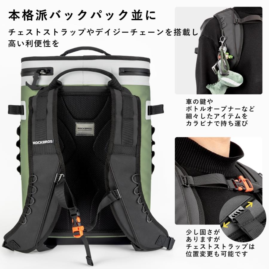 ROCKBROS 保冷バッグ クーラーボックス ソフトクーラー リュック型