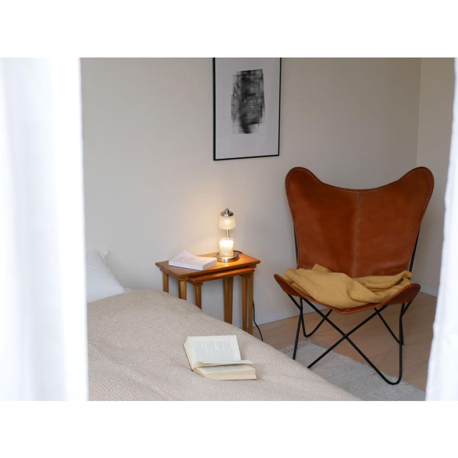 WRAPS/ラップス】アイアンレザーバタフライチェア 【メーカー直送