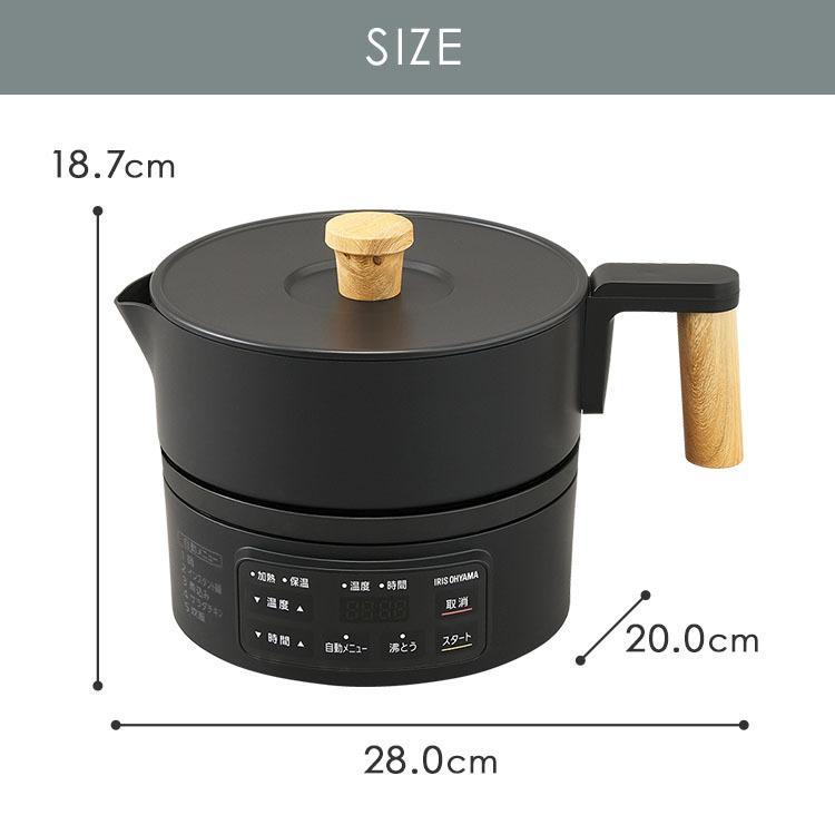 IRIS OHYAMA（アイリスオーヤマ） ケトル 電気鍋 調理鍋 電気ケトル